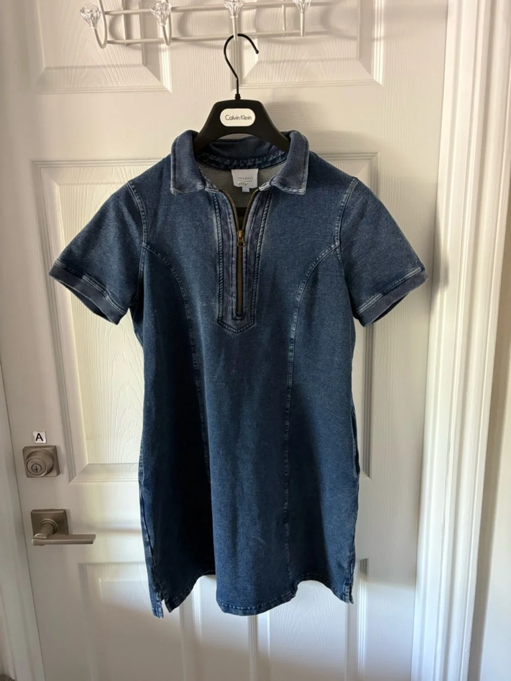 Sundays brand Thora mini dress in blue denim Size L - Picture 3 of 5